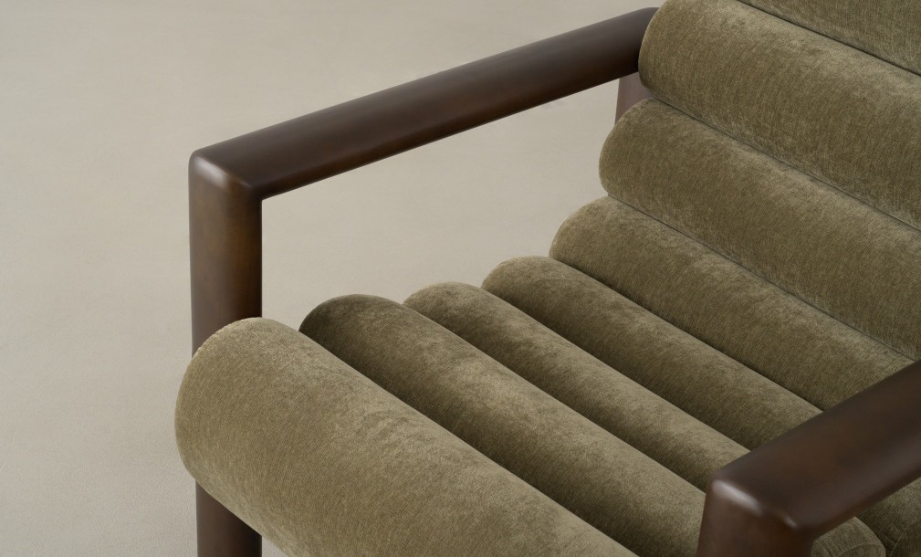 Jerome Accent Chair (fabric Moss-008 Olive)