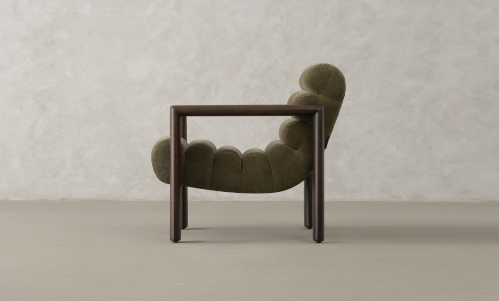 Jerome Accent Chair (fabric Moss-008 Olive)