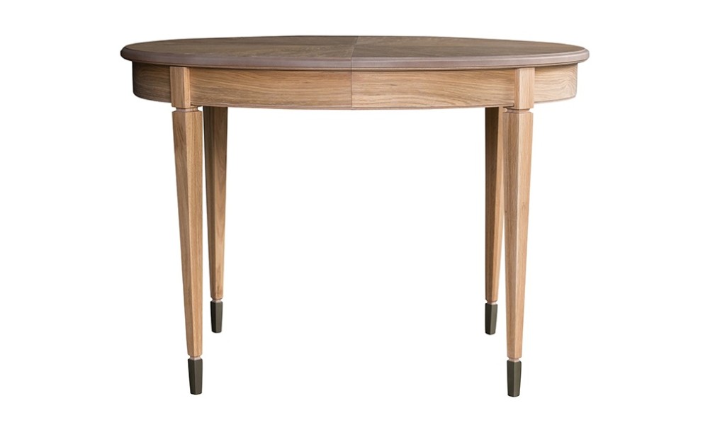 Phoenix Round Folding Dining Table (Color: Oak light (veneer))