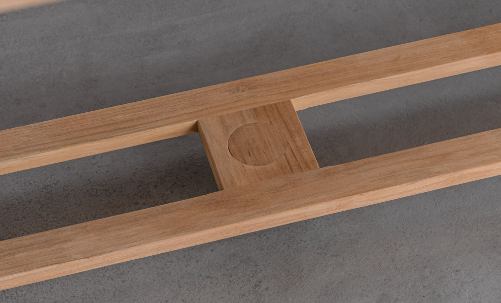 Corfu Extension Teak Table