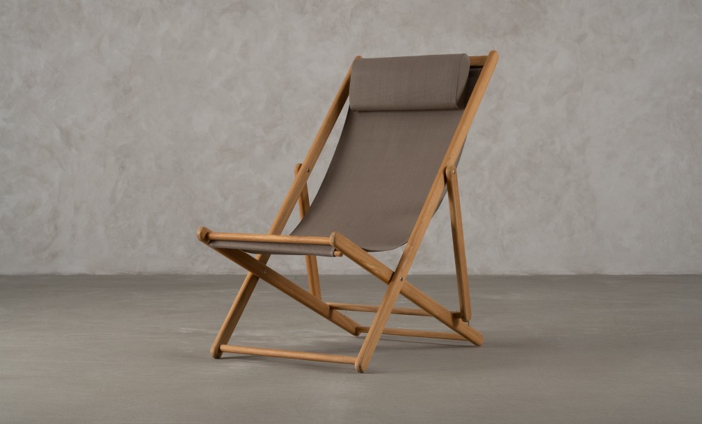 Riviera Outdoor Teak Deckchair