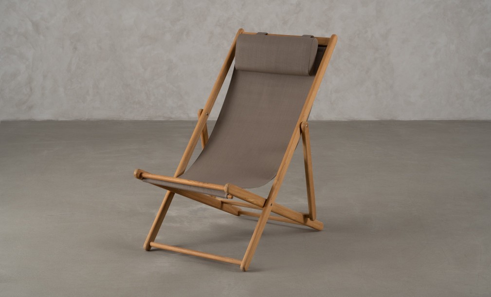 Riviera Outdoor Teak Deckchair