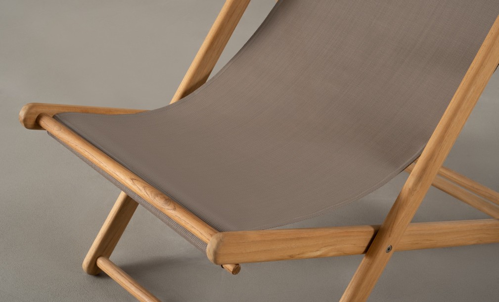 Riviera Outdoor Teak Deckchair