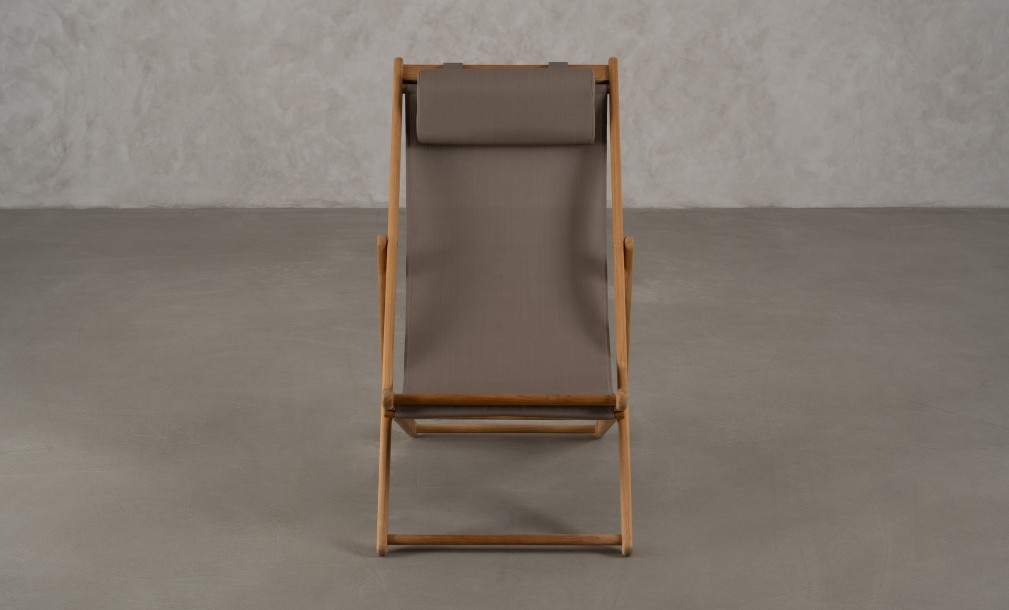 Riviera Outdoor Teak Deckchair