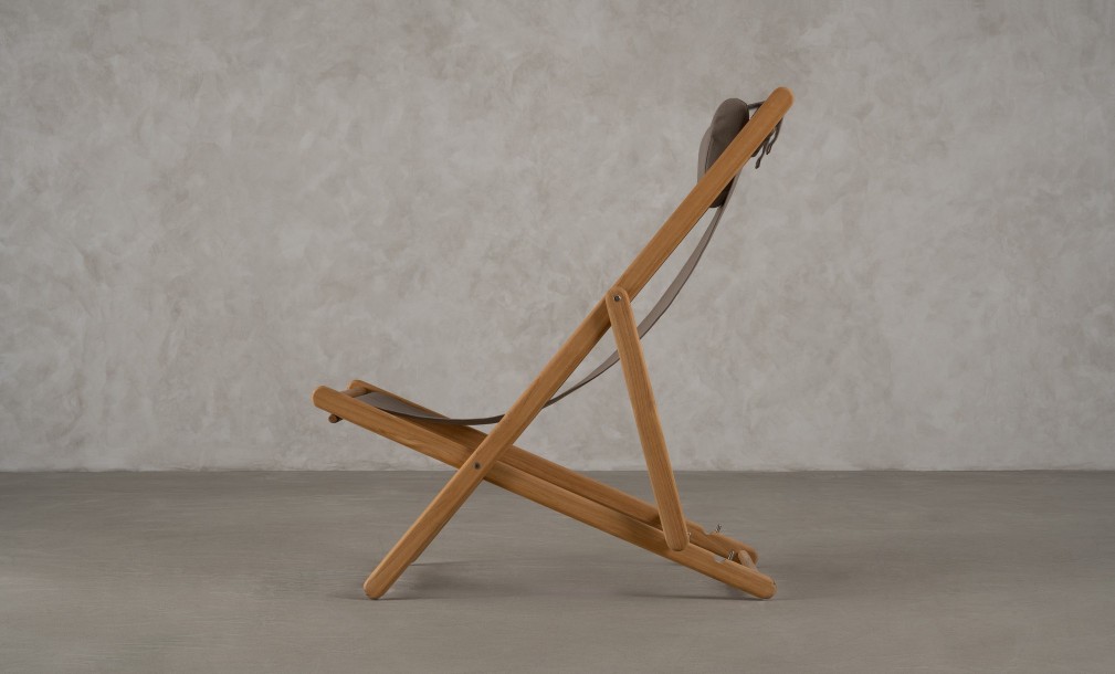 Riviera Outdoor Teak Deckchair