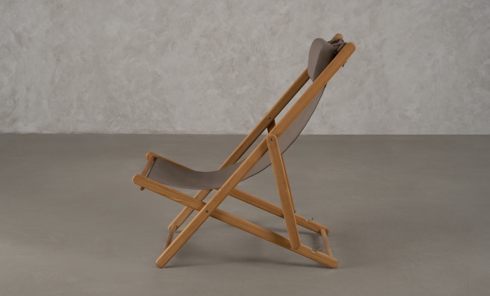 Riviera Outdoor Teak Deckchair