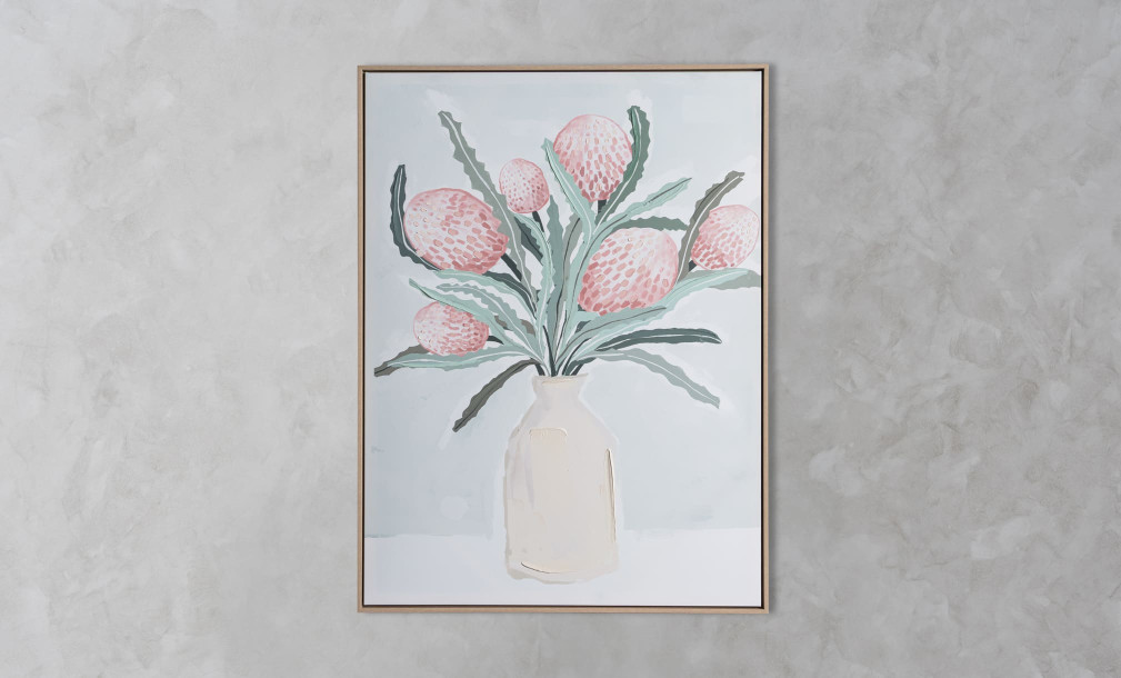 Flower Still Life Wall Art, set of 2 pcs  