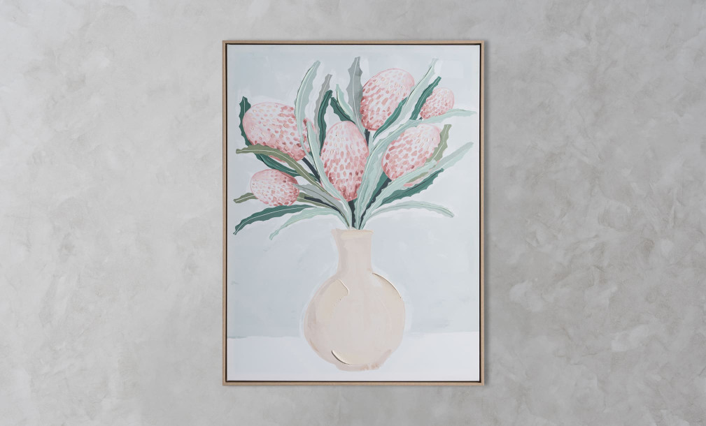 Flower Still Life Wall Art, set of 2 pcs  