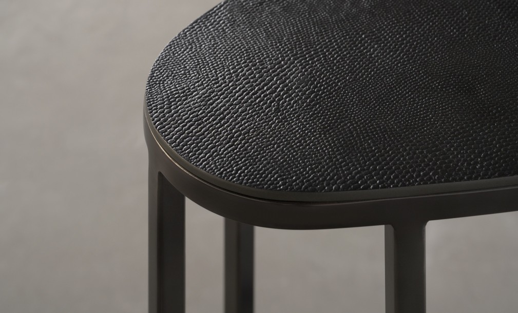 Blake Side Table Graphite Finish