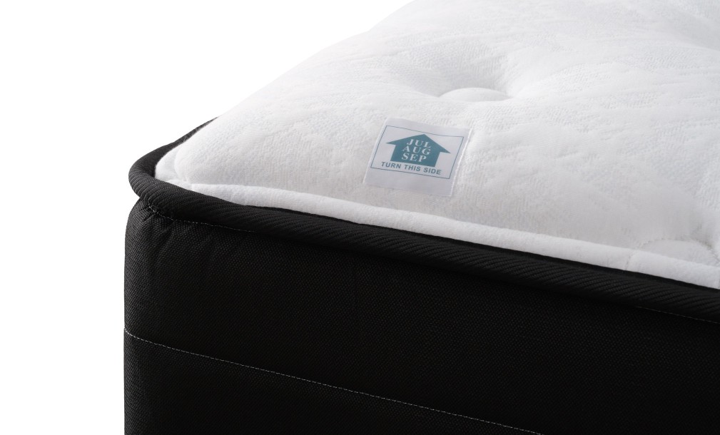 SIMM BR Silver Charcoal Coast Plush 160x200 Mattress