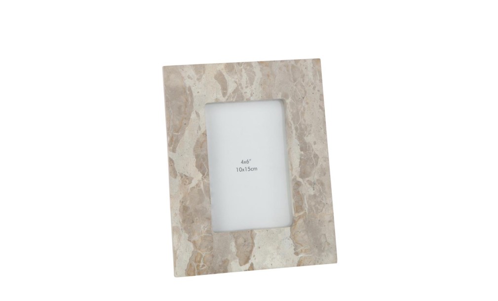 Photo Frame 10X15 Marble Beige S