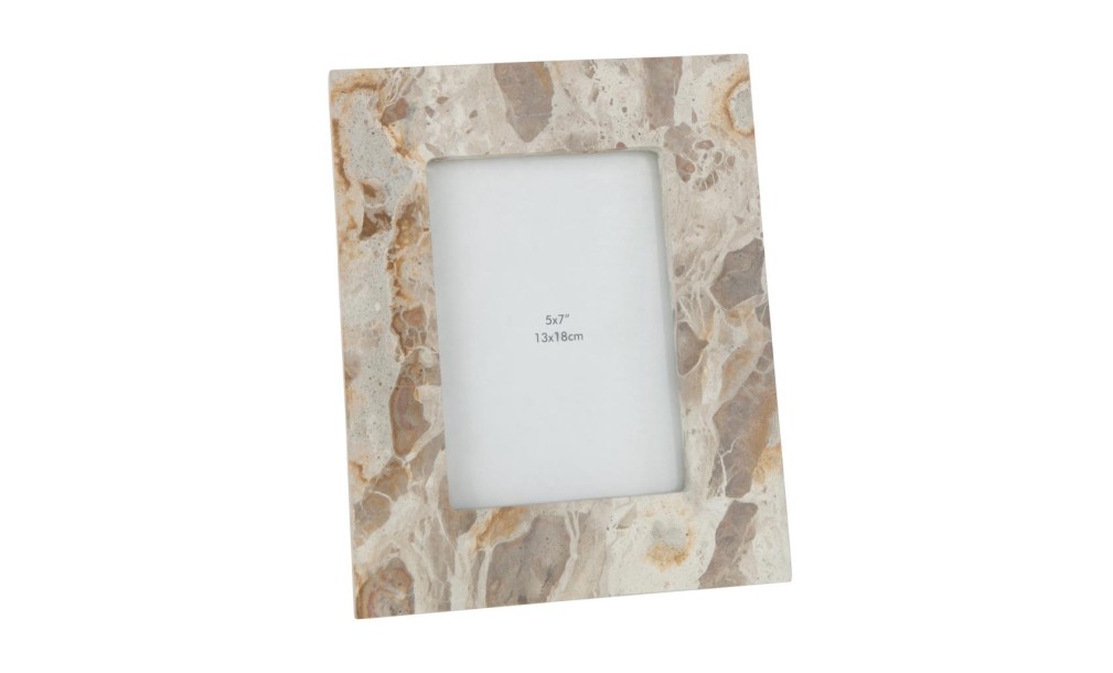 Photo Frame 13X18 Marble Beige L