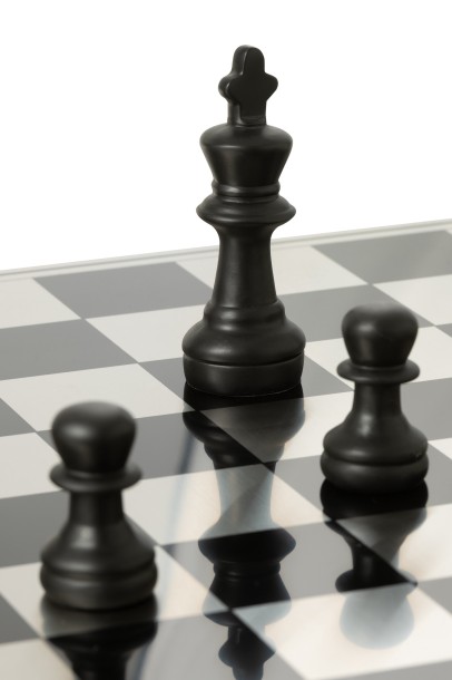 Chess Set and Board Gold/Black