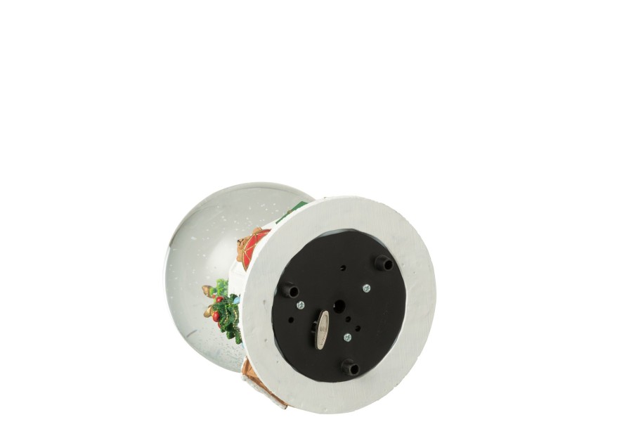 Water Globe Santa Claus Chimney (13x13x17cm)