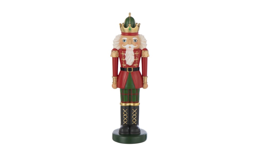Christmas Nutcracker On Base Large (12x11x38cm)
