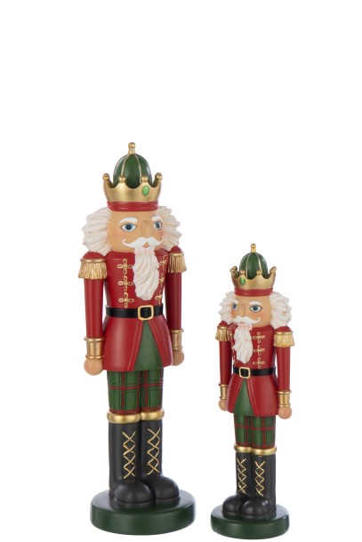 Christmas Nutcracker On Base Large (12x11x38cm)