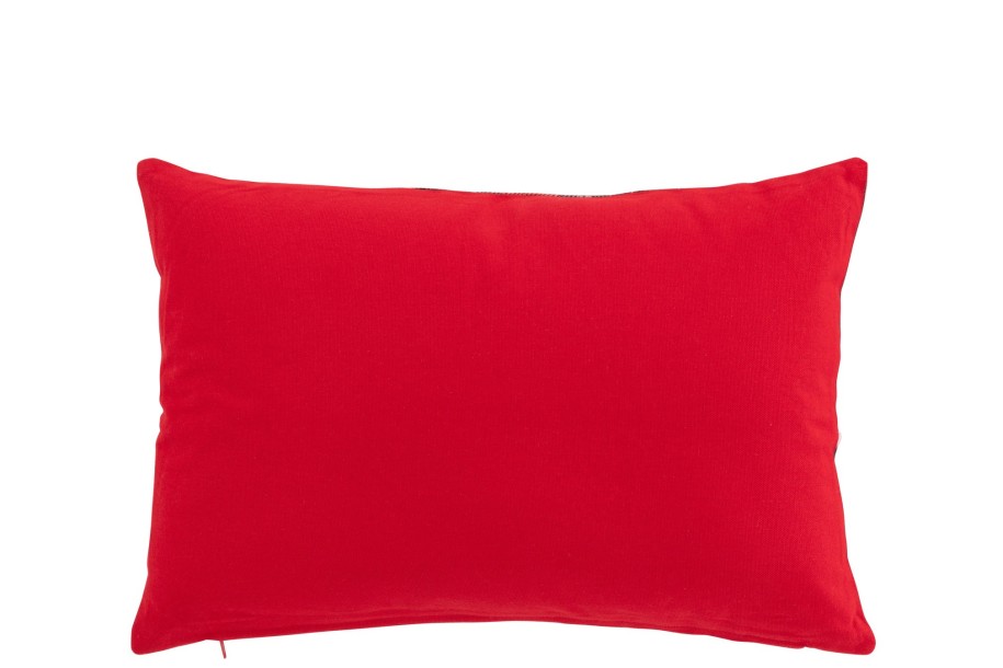 Noel Cushion Red/White (45x30x15cm)