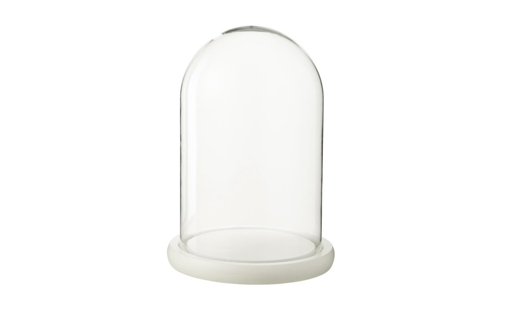 Decorative Bell Jar White M