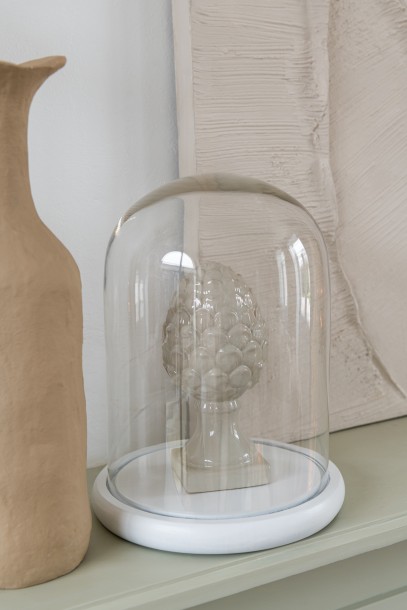 Decorative Bell Jar White M