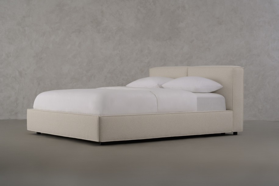 Navarra Bed 203x181 cm (fabric EGG3A)