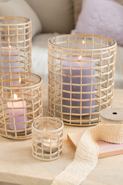 Candle Holder Violet L