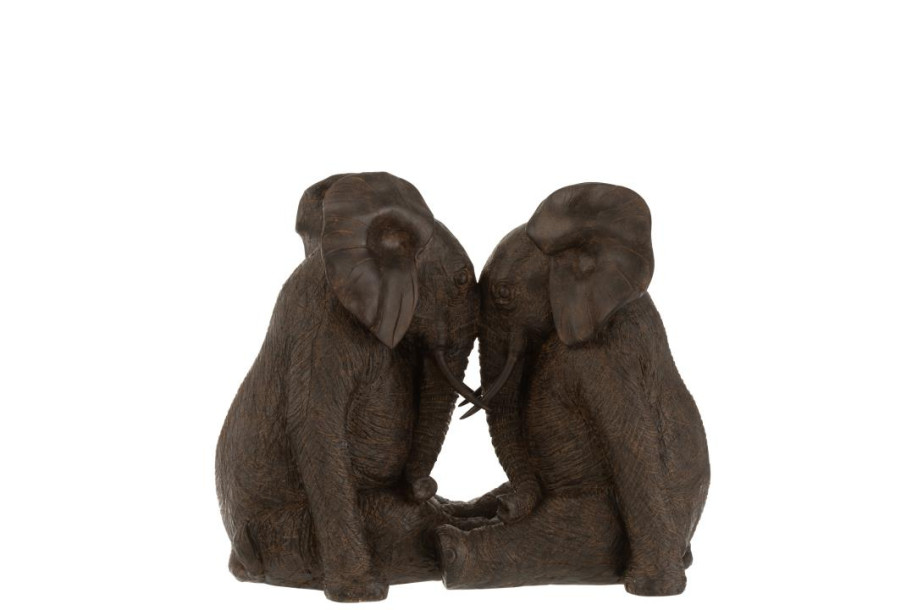 Elephant Couple Dark L