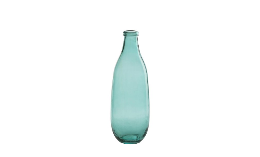 Aqua Vase Bottle Glass