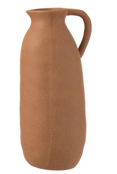 Jug Vase Ceramic Brown L