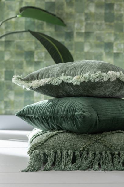 Cushion Rhombus Green