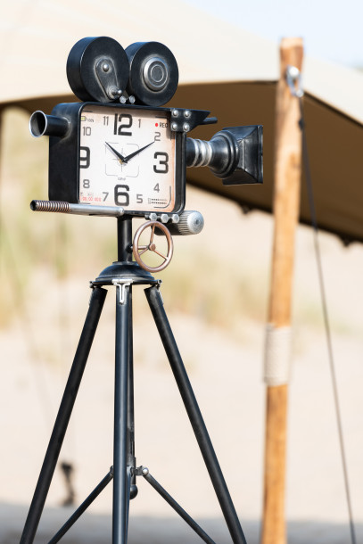 Clock Camera On Tripod
