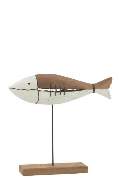 Fish Stand Stitches Wood Mix L