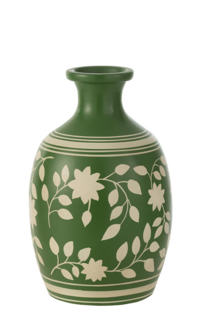 Green Leav Vase