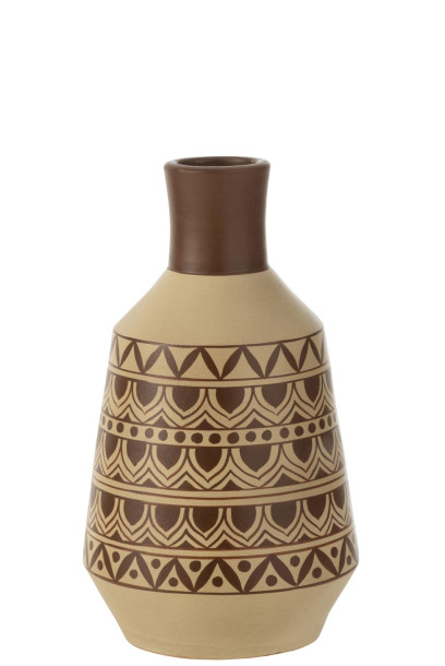 Leav Shapes Vase Beige/Brown