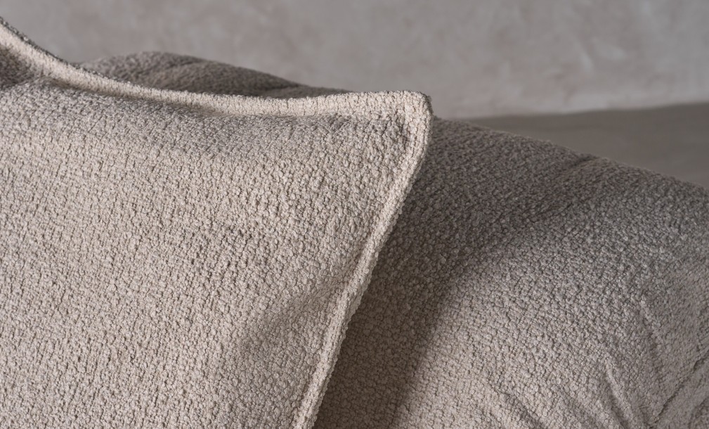 Nuvola Armless Sofa Section (Fabric: FIORD PLAIN col.102 (Cat. 3))