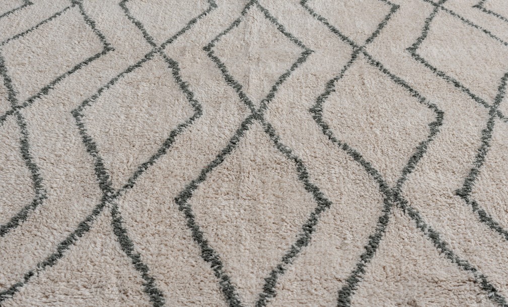 Vasu Rug 250x350 cm (green pattern)