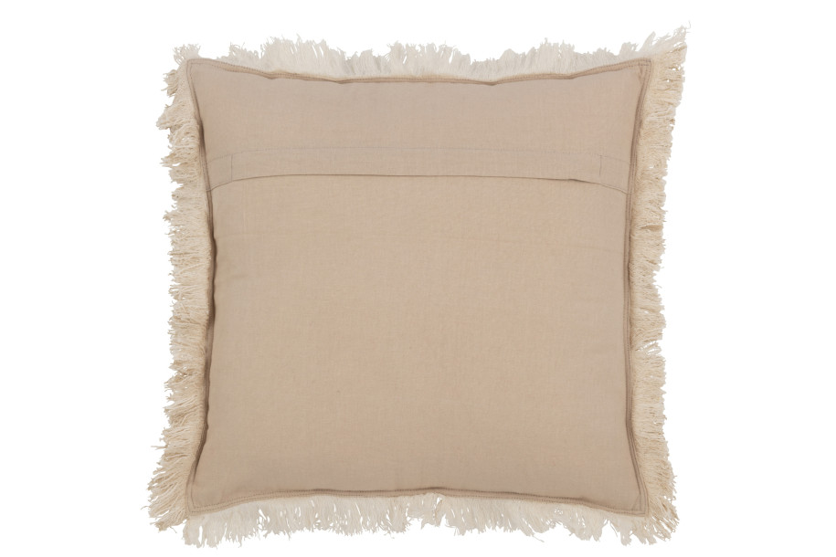 Fringed Beige II Cushion