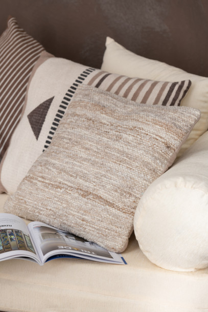 Semi Wool Beige Cushion