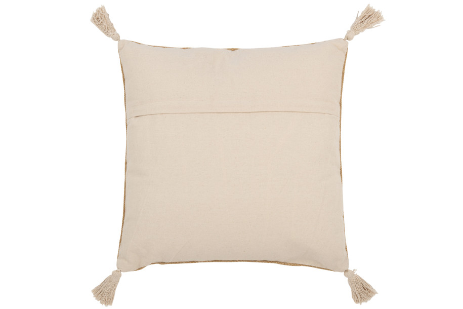 Triangles Cushion Natural/White