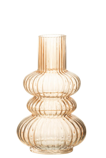 Yash Peach Glass Vase S