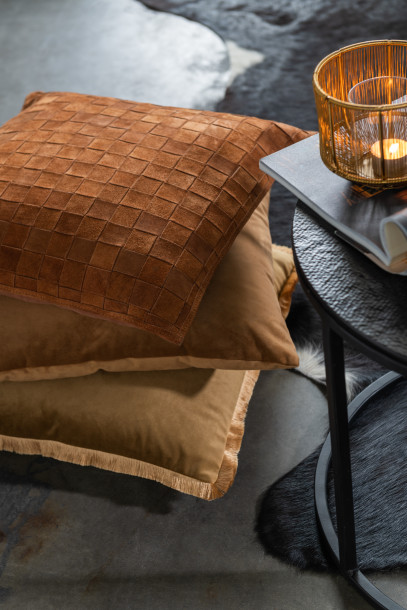 Cushion Leath Brown