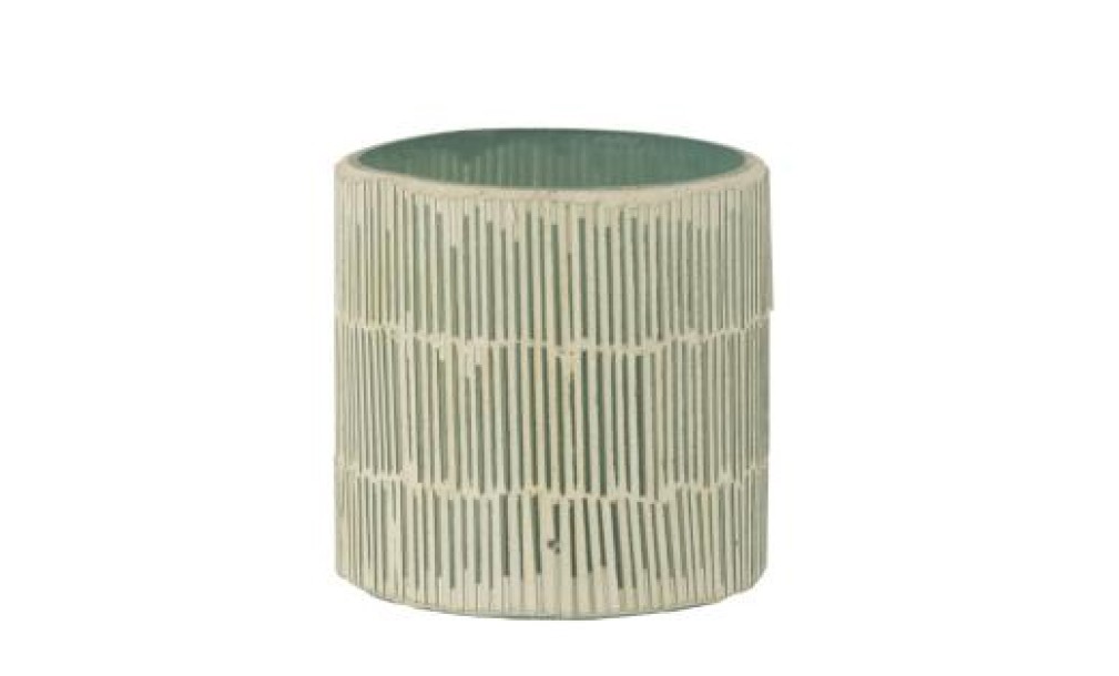 Mosaic Grey Hurricane Holder S