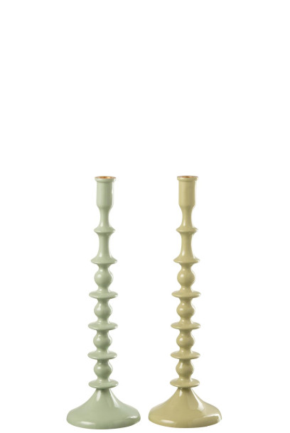 Melanie Green Candlestick Assortment Of 2