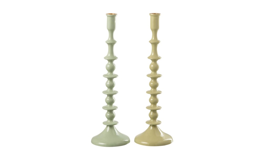 Melanie Green Candlestick Assortment Of 2