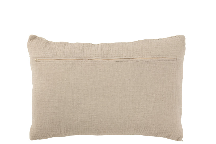 Beige Stripes Cushion Long