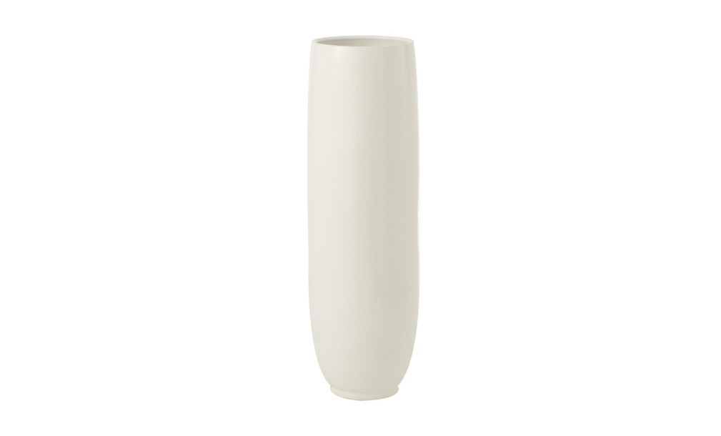 Ying Vase Ceramic White L
