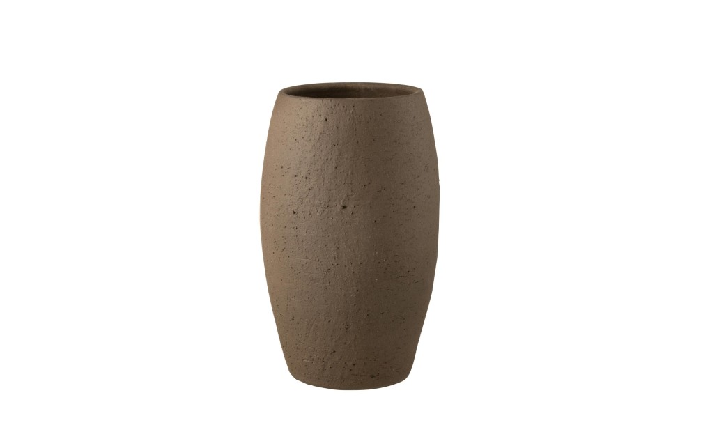 Enya Vase Ceramic Brown S