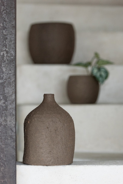 EnyaVase Bottle Brown S