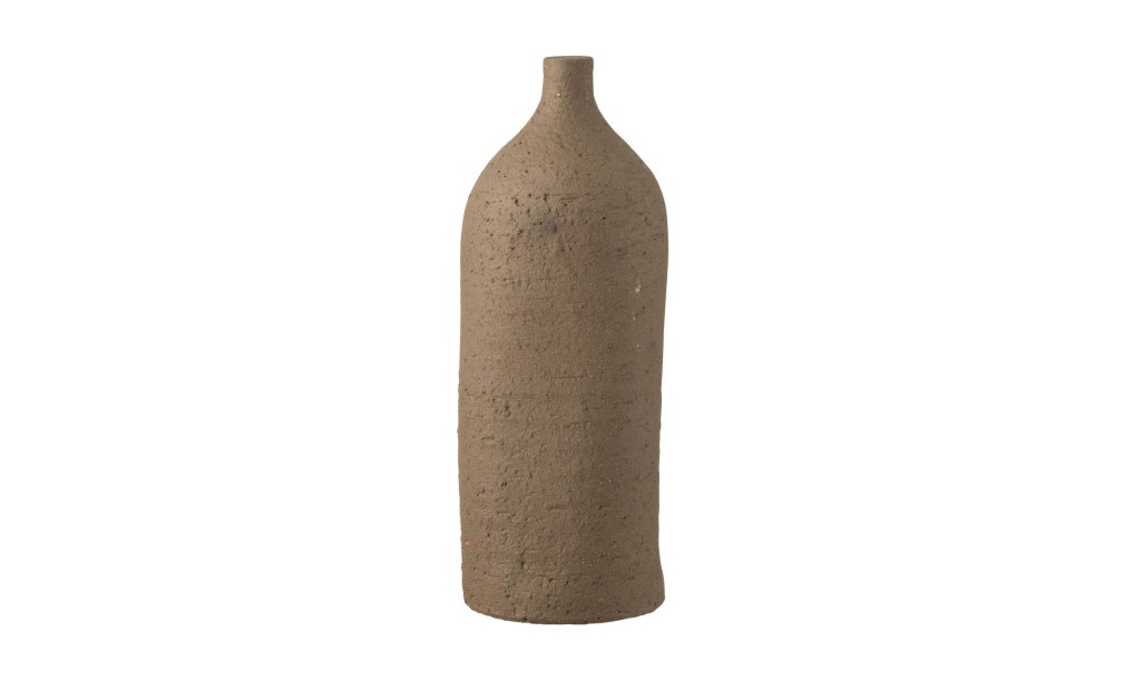 Enya Vase Bottle Brown L