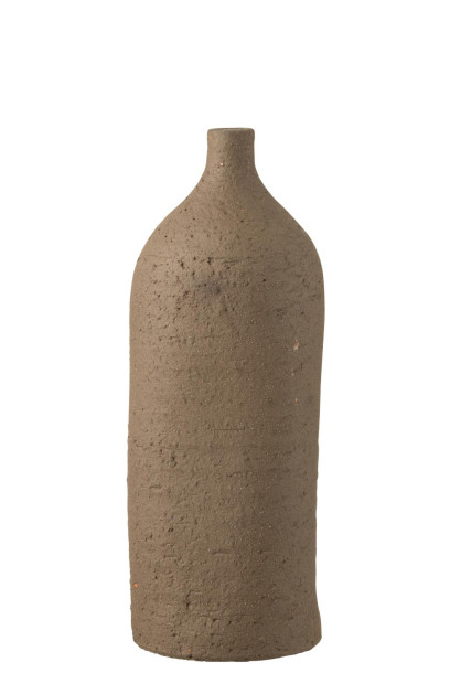 Enya Vase Bottle Brown L