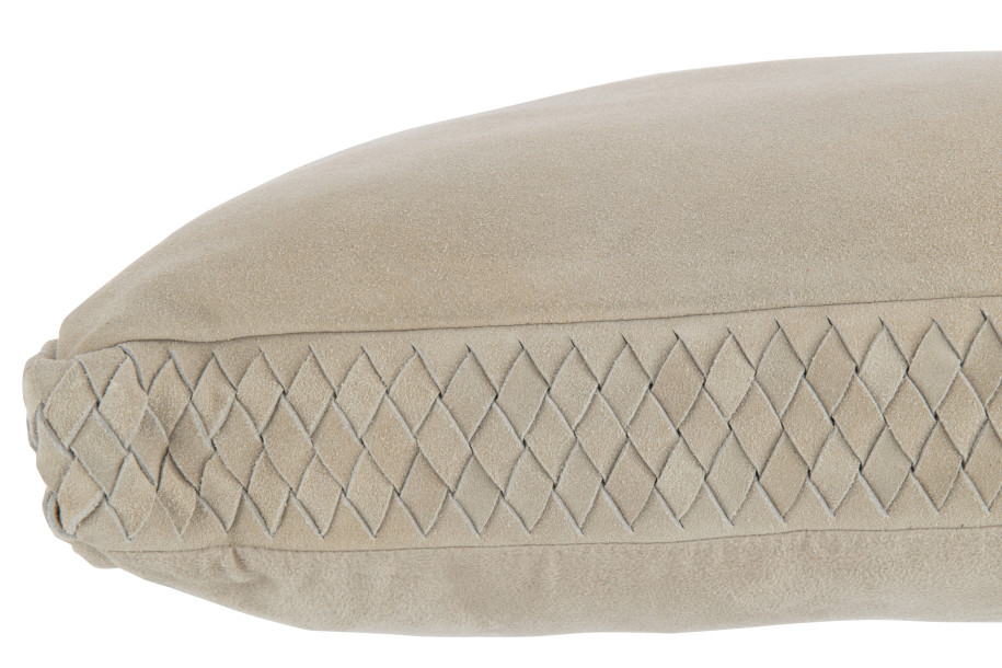 Woven Cushion Light Grey